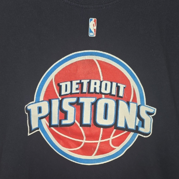 NBA Detroit Pistons Black Short Sleeve Tee Vintage - Picture 4 of 4
